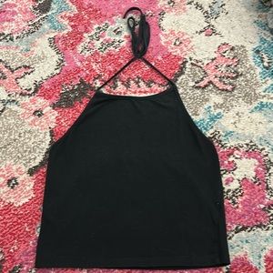 Brandy Melville black halter top